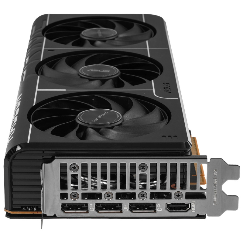 Фото  Видеокарта ASUS AMD Radeon RX9070XT 16Gb DDR6 256 bit 3*DP/HDMI 3*FAN (PRIME-RX9070XT-O16G) RTL