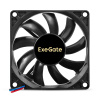 Фото  Exegate EX295233RUS Вентилятор 12В DC ExeGate ExtraSilent ES08015S2P (80x80x15 мм, Sleeve bearing (подшипник скольжения), 2pin, 1600RPM, 16,5dBA)