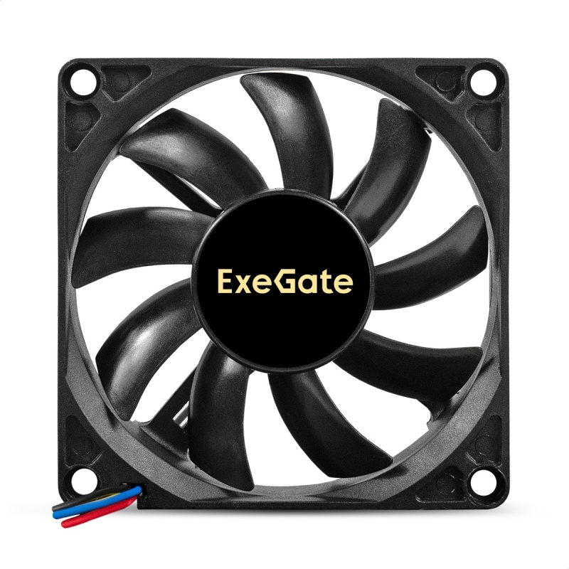 Фото  Exegate EX295233RUS Вентилятор 12В DC ExeGate ExtraSilent ES08015S2P (80x80x15 мм, Sleeve bearing (подшипник скольжения), 2pin, 1600RPM, 16,5dBA)