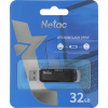 Фото  Netac USB Drive 32GB US11 NT03US11C-032G-32BK USB3.2 черный/серебристый