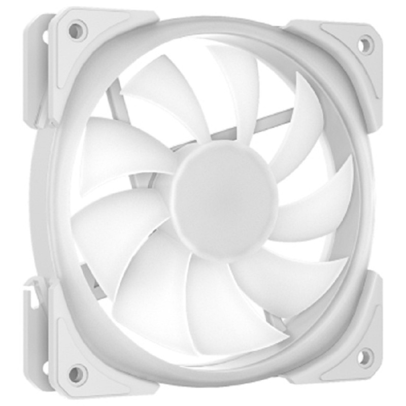 Фото  Powercase (CM21-12W ARGB) White 120x120x25mm (PWM, 100шт./кор, 4pin +ARGB Sync, 800-1500±10% об/мин) Bulk