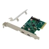 ORIENT AM-U3142PE-2С, Контроллер PCI-Ex4 v3.0, USB 3.2 Gen2, скорость до 10 Гбит/с, 2-port ext Type-C, ASM3142 chipset, разъем доп.питания, в комплект