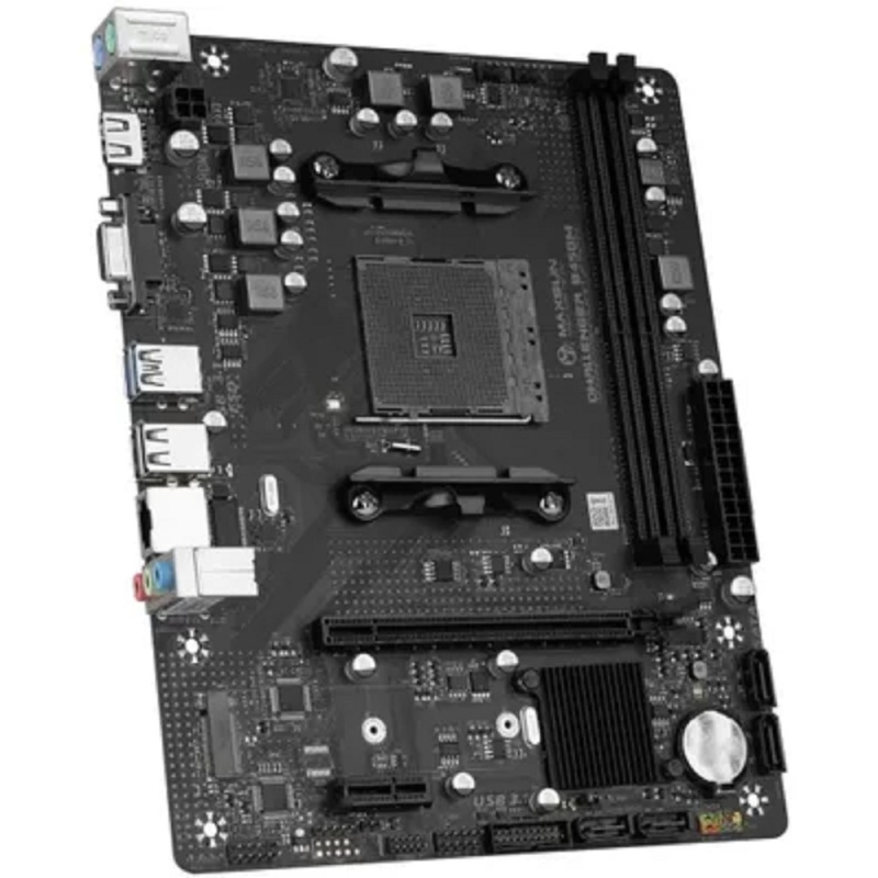 Фото  MAXSUN MS-Challenger B450M (Socket  AM4, mATX, 2*DDR4, VGA/HDMI, 4*SATA3, 1*M.2, 1*PCIEx16/1*PCIEx1, 2*USB2.0, 2*USB 3.2 Gen1, LAN 1*1G, RTL)