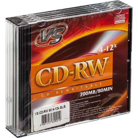 VS CD-RW 80 4-12x SL 5 (VSCDRWSL501)