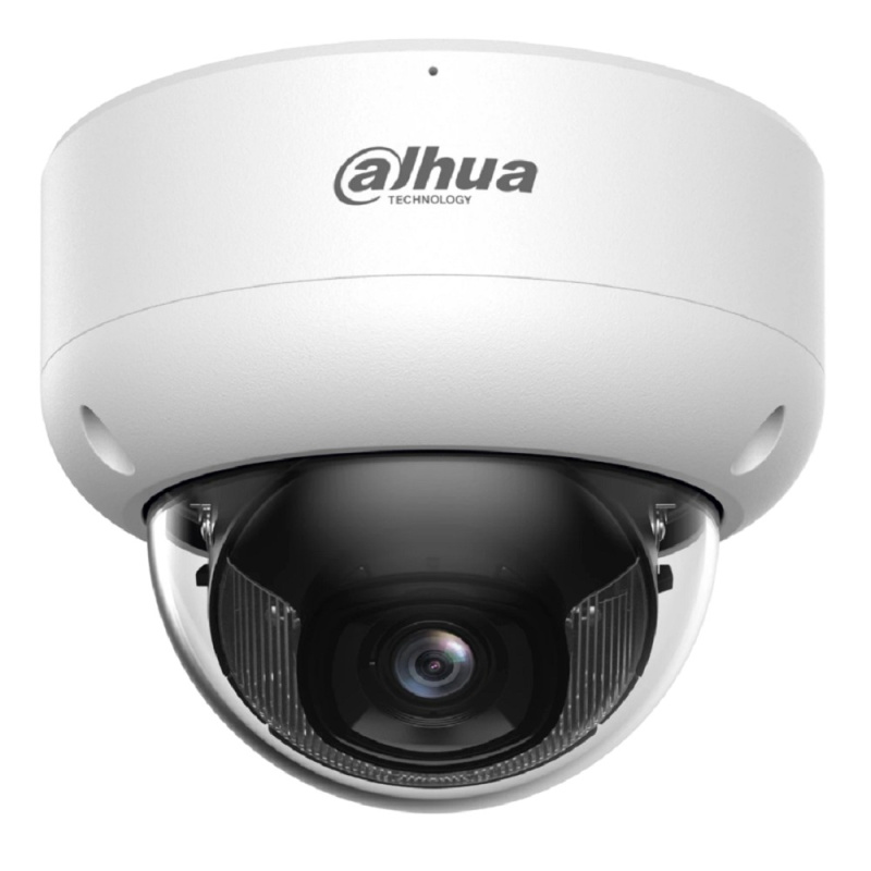 Фото  DAHUA DH-IPC-HDBW3249EP-AS-IL-0280B Уличная купольная IP-видеокамера 2Мп, 1/2.9” CMOS, объектив 2.8мм, видеоаналитика, микрофон, ИК 40м,LED 40м, IP67,