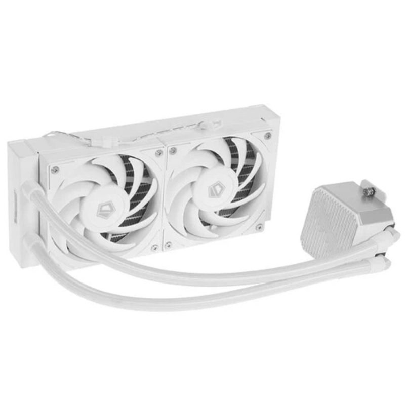 Фото  Система водяного охлаждения ID-Cooling DX240 Max WHITE Soc-AM5/AM4/1200/1700/1851 белый 4-pin 32.5dB Al+Cu 300W Ret