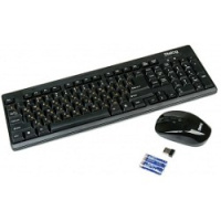 Фото  Dialog Клавиатура + мышка  KMROP-4010U Pointer RF 2.4G USB {Беспроводной набор , радиоклавиатура + опт. радиомышь 4D}