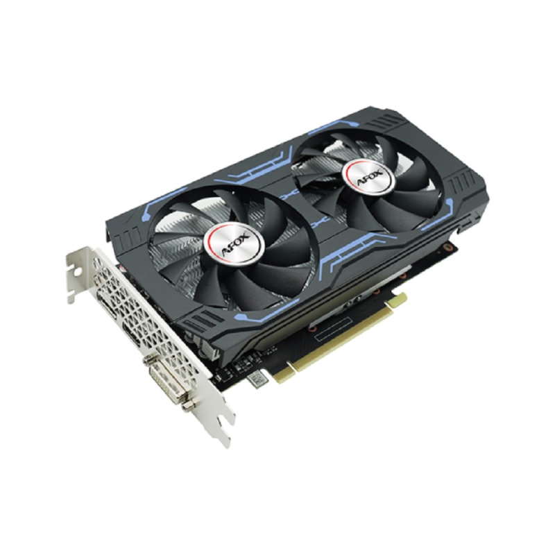 Фото  Видеокарта AFOX GTX1660TI 6GB GDDR6 192Bit DP/DVI/HDMI ATX Dual Fan (AF1660TI-6144D6H1-V4)RTL