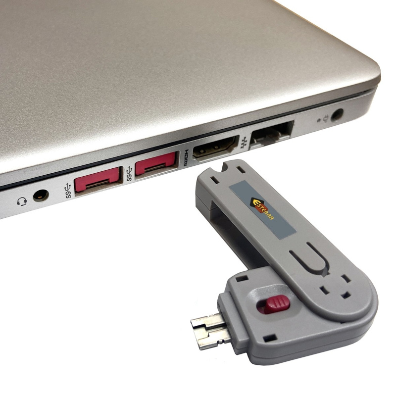 Фото  Espada USB блокиратор портов (в комплекте 10 заглушек) ELock10, Esterra  (46006)