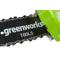 Фото  Greenworks G24PS20 Высоторез/Сучкорез аккумуляторный, 24V, 20 см, без АКБ и ЗУ [2000107]