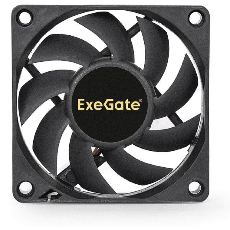 Фото  Exegate EX283371RUS Вентилятор ExeGate ExtraSilent ES07015S3P, 70x70x15 мм, подшипник скольжения, 3pin, 2500RPM, 23dBA