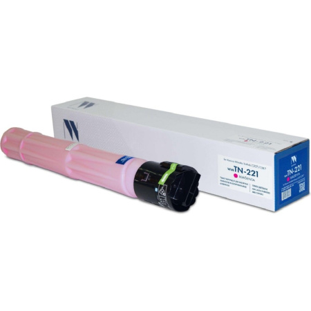 Тонер-картридж NVP совместимый NV-TN-221 Magenta для Konica Minolta bizhub C227 C287 (21000k)