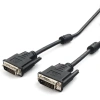 Cablexpert, Кабель DVI-D dual link 25M/25M, экран, феррит.кольца, CCS, 1.8м, черный, пакет (CC-DVI2L-BK-6)
