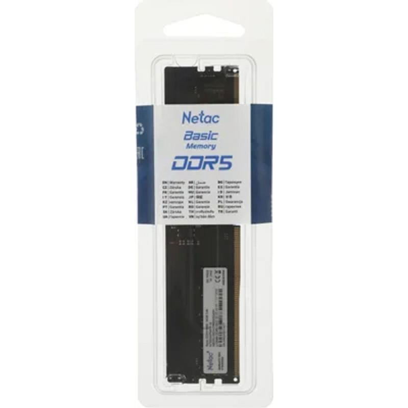 Фото  Netac DDR5 DIMM 16GB 5600MHz NTBSD5P56SP-16