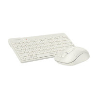Фото  Комплект клавиатура+мышь беспров. A4TECH Fstyler FG2200 Air2 beige (USB, slim) (FG2200 AIR2 BEIGE)