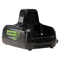 Фото  Greenworks Быстрое зарядное устройство для двух аккумуляторов G60DC10, 60V, 10А [2954407]
