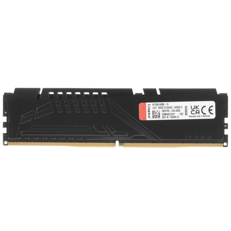 Фото  Kingston DDR5 DIMM 16GB 5600 MT/s CL40 KF556C40BB-16