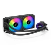 Exegate EX293458RUS Комплект водяного охлаждения ExeGate BlackWater-240.PWM.ARGB (3 PIN 5V ADDRESSABLE RGB подсветка, LGA2066/2011/1366/1150/1151/1155
