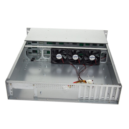 Фото  Exegate EX281298RUS Серверный корпус ExeGate Pro 2U550-HS12 <RM 19",  высота 2U, глубина 550, БП 1U-800ADS,12xHotSwap, USB>