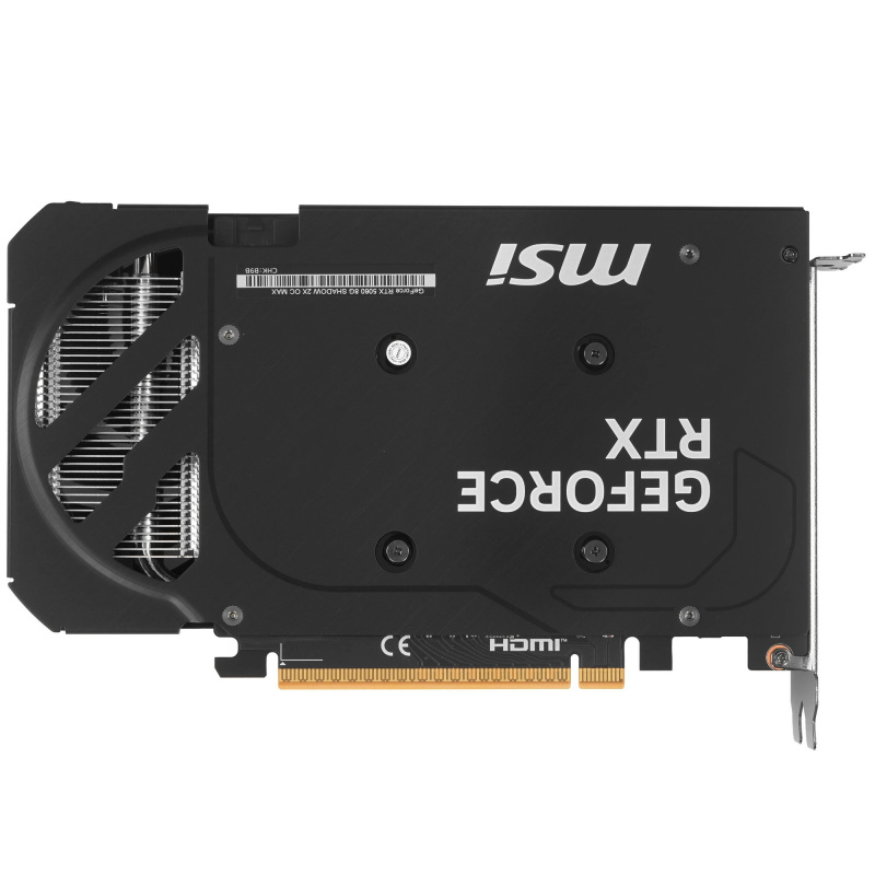 Фото  MSI RTX 5060 8G SHADOW 2X OC MAX {PCIE16 RTX5060 8GB} 