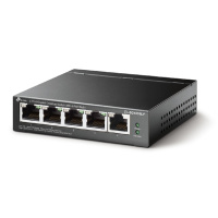 Фото  TP-Link TL-SG1005LP Настольный коммутатор с 5 гигабитными портами (4 порта PoE+)