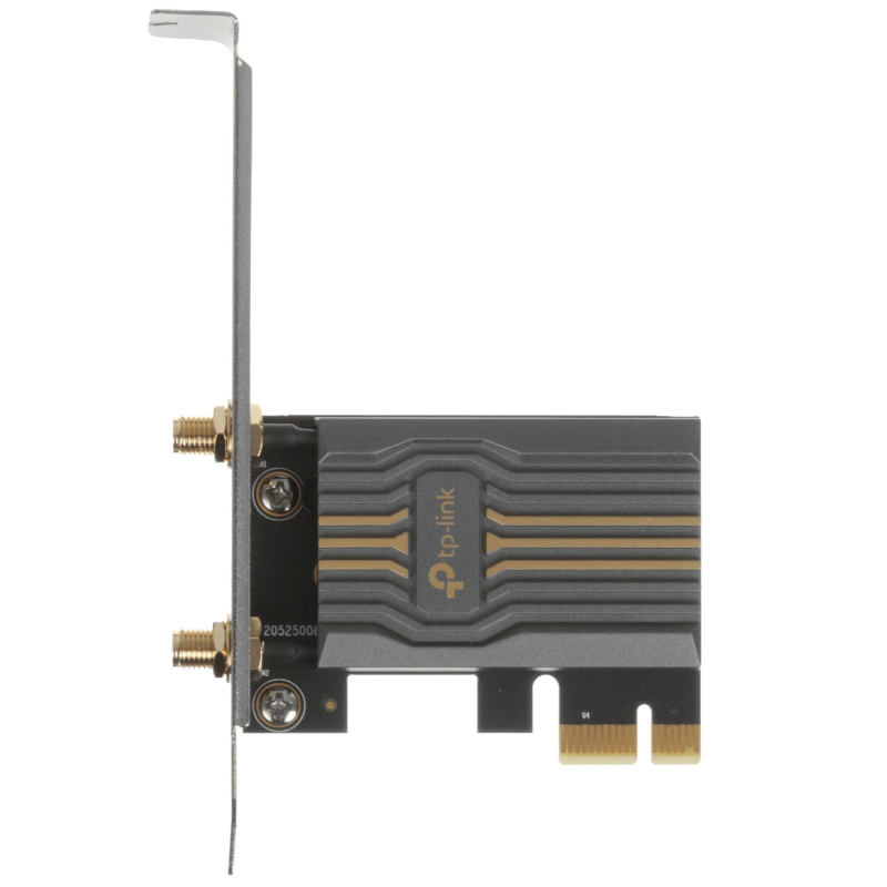 Фото  TP-Link Archer TBE400E BE6500 Трехдиапазонный беспроводной PCI Express-адаптер Wi-Fi 7 с поддержкой Bluetooth 5.4