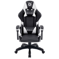 Фото  Игровое кресло Companion Черный/белый,класс 3,металл,PU DEFENDER