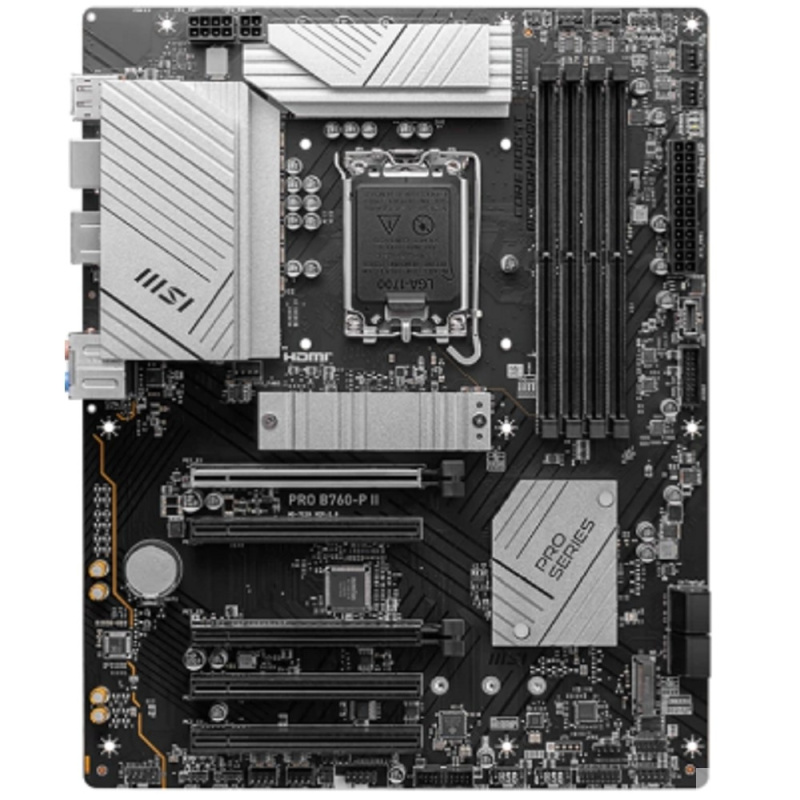 Материнская плата MSI PRO B760-P II  LGA 1700  Intel B760  ATX  Ret