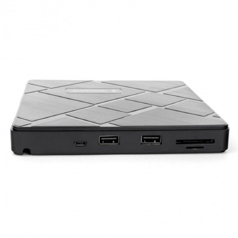 Фото  USB 3.0 Gembird DVD-USB-04 пластик, со встроенным кардридером и хабом черный