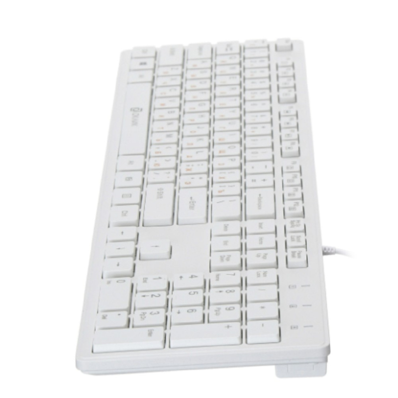 Фото  Клавиатура Oklick 500M белый USB slim Multimedia  [1061586]