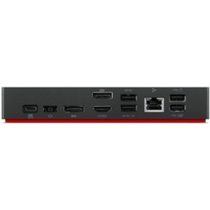 Фото  Lenovo [40AY0090CN] ThinkPad Universal USB-C Dock  2x DP 1.4, 1x HDMI 2.0, 3x USB 3.1, 2x USB 2.0, 1x USB-C, 1x RJ-45, 1x Combo Audio Jack 3.5mm pi.