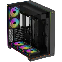 Фото  Thermalright Корпус TR-A70 ARGB FAN5-M / Black / TG / 5 x120mm ARGB PWM Fans / ARGB Strip / USB TYPE-C / ATX  / TRA70AF5MB