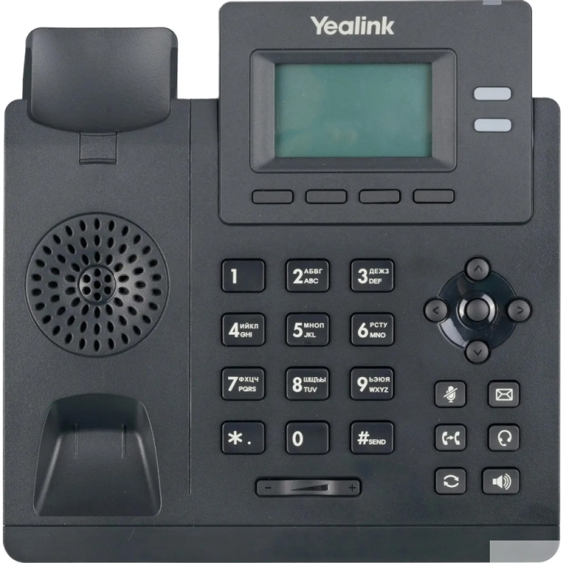 Фото  Yealink SIP-T31P, Телефон SIP 2 аккаунта, PoE, БП в комплекте (SIP-T31P)
