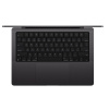 Фото  Apple MacBook Pro 14-inch 2024 [MX2H3HN/A] (КЛАВ.РУС.ГРАВ.) Space Black 14.2" Liquid Retina XDR {(3024x1964) M4 Pro 12C CPU 16C GPU/24GB/512GB SSD/без
