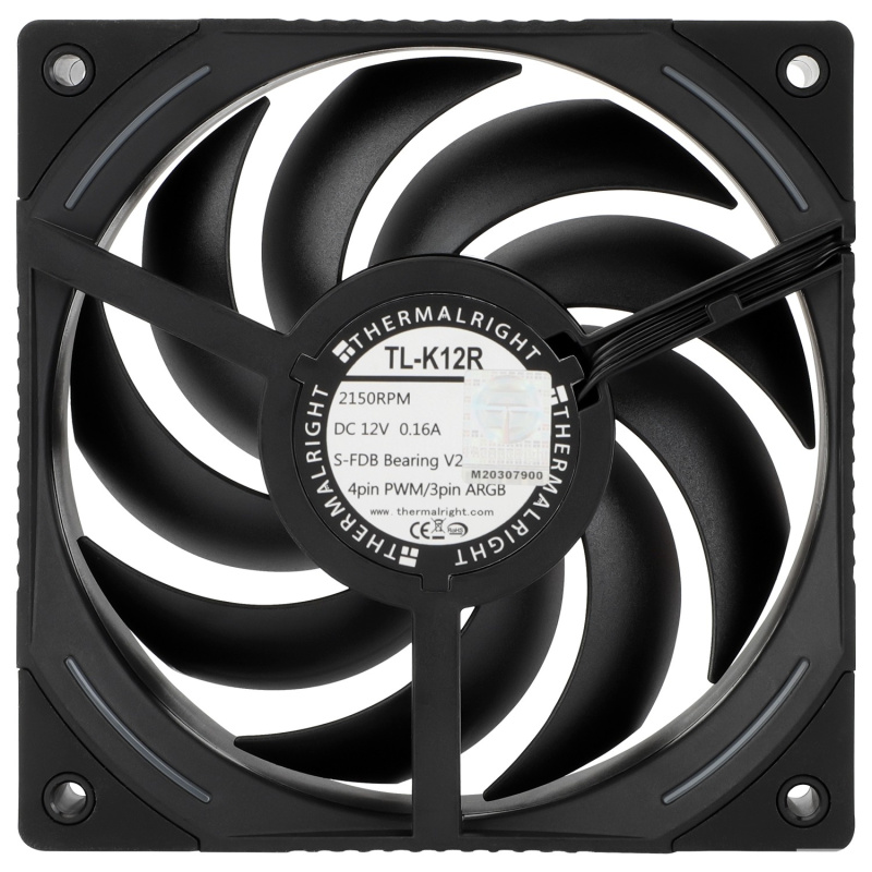 Фото  Thermalright Вентилятор TL-K12R / Reverse / ARGB / 120mm PWM / TRTLK12R
