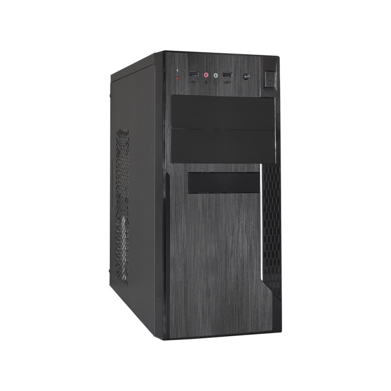 Exegate EX283240RUS Корпус Minitower ExeGate MA-373X Black  mATX <без БП> 2*USB  Audio