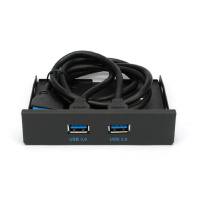 Фото  Gembird Планка USB 3.0 на переднюю панель 3.5", 2 порта USB (FP3.5-USB3-2A)