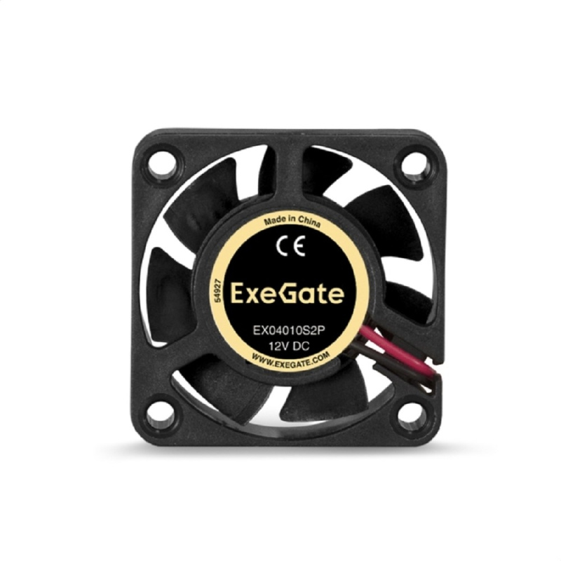 Фото  Exegate EX283363RUS Вентилятор ExeGate EX04010S2P, 40x40x10 мм, подшипник скольжения, 2pin, 5500RPM, 22dBA