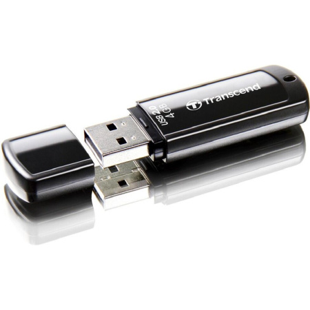 Фото  Transcend USB Drive 4Gb JetFlash 350 TS4GJF350 черный {USB 2.0}