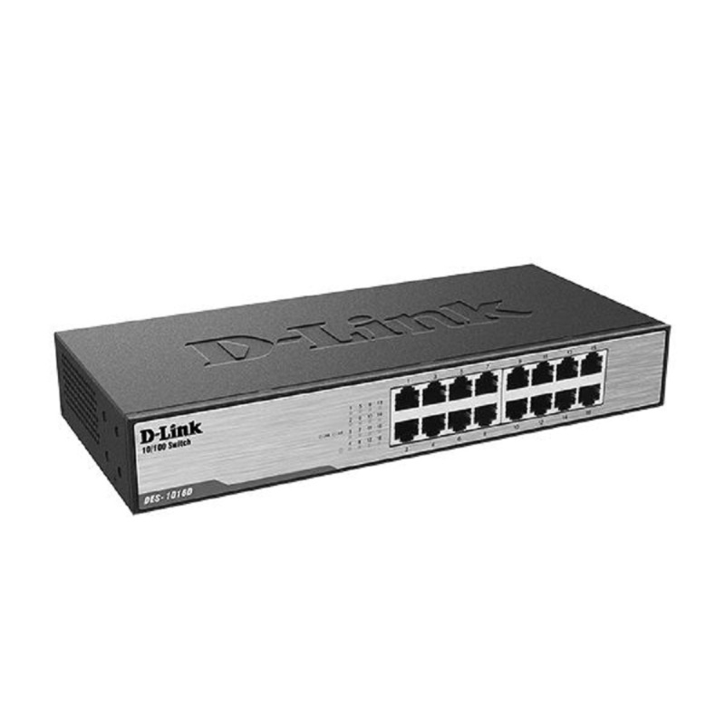 D-Link DES-1016D I1A Неуправляемый коммутатор с 16 портами 10 100Base-TX