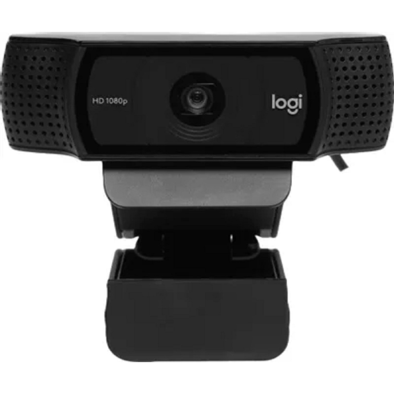 Фото  960-000998 Logitech HD Pro Webcam C920 { USB 2.0, 1920*1080, 2Mpix foto, Mic, Black}