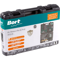 Фото  Bort BTK-89 Набор ручного инструмента [91276063]