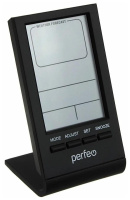 Фото  Perfeo Часы-метеостанция "Angle", чёрный, (PF-S2092) время, температура, влажность, дата