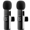 Defender Петличный микрофон Talky-138 wrls, черный, на прищепке, 2шт [64138]