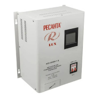 Фото  Ресанта АСН-8 000 Н/1-Ц 63/6/17 Стабилизатор Lux {220В±8%, Габ. 305х190х360, Вес 15кг}