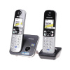 Фото  Panasonic KX-TG6812RUB Радиотелефон черный (2 трубки с ЖК диспл., DECT)