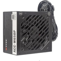 Фото  Accord ACC-W650P ATX 650W ACC-W650P 80+ white (20+4pin) 120mm fan 6xSATA RTL