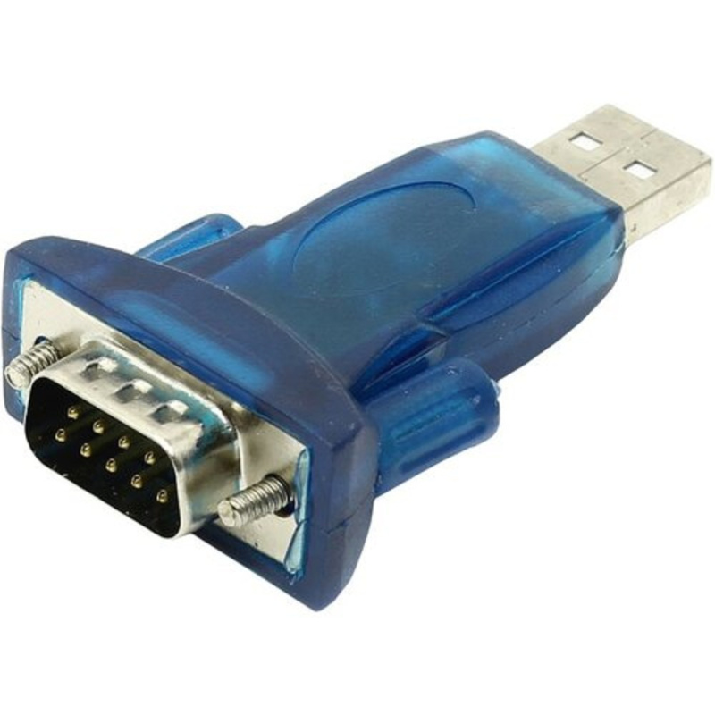 Фото  ORIENT Адаптер UAS-002, USB Am to RS232 DB9M (WCH CH340, поддерж.Win 8.x/10), крепеж разъема - винты