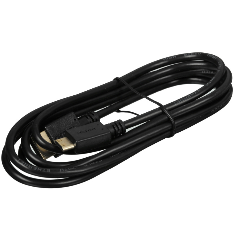 Фото  Кабель HDMI-miniHDMI Cablexpert CC-HDMI4C-6, 19M/19M, v2.0, медь, позол.разъемы, экран, 1.8м, черный, пакет