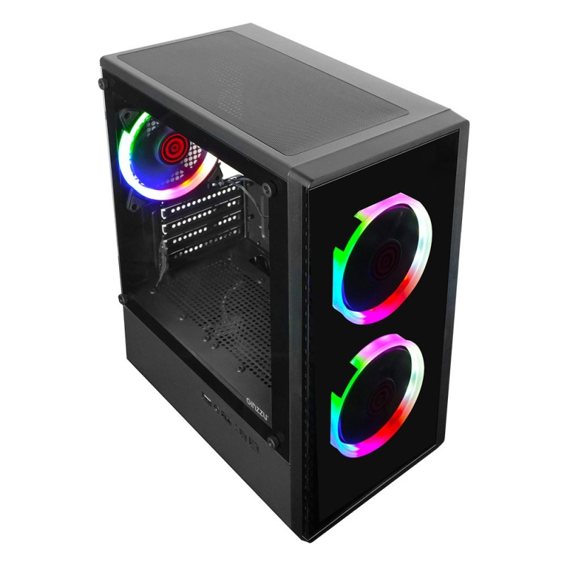 Фото  Ginzzu CL406 mATX FAN 3*12 FRGB (12RR4)